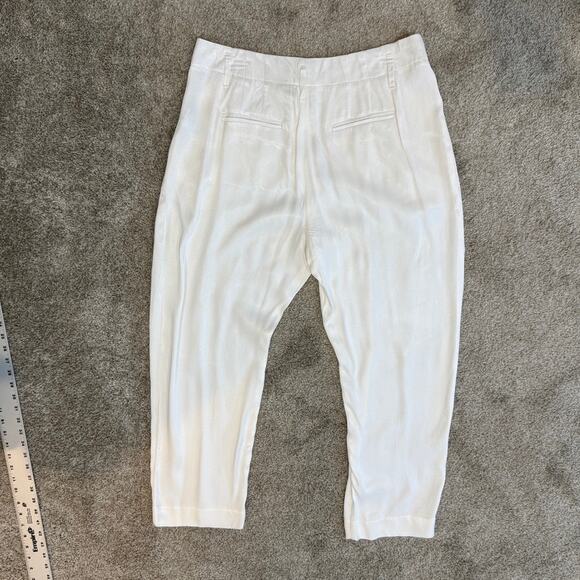 Gap 12 Drapey Trouser pleated front satiny dress pant P 2780 - Picture 5 of 10